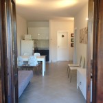 Il soggiorno con divano letto