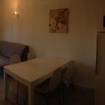 Il soggiorno con divano letto